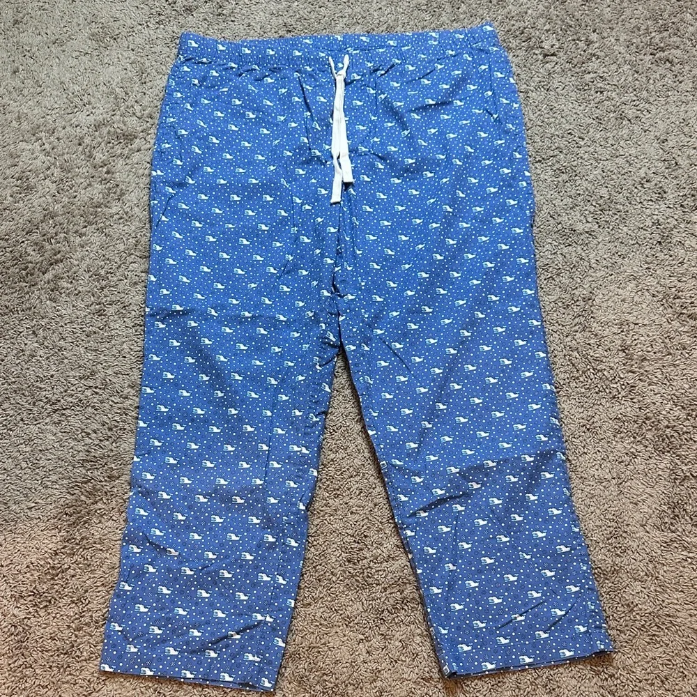 NWOT Vineyard Vines Men’s Flannel Lounge Pants Blue Size 2XL - Picture 1 of 8
